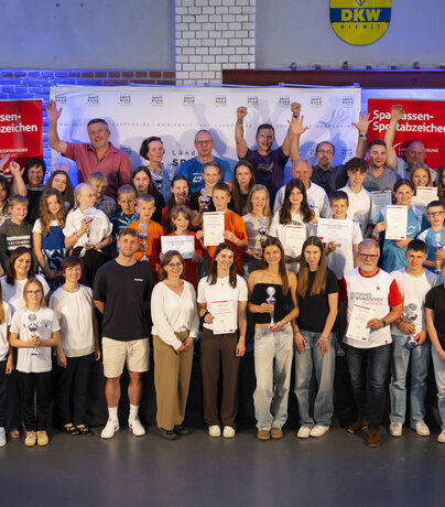 Verleihung der Auszeichnungen im Sparkassen Sportabzeichenwettbewerb Sachsen 2025 Verleihung der Auszeichnungen im Sparkassen Sportabzeichenwettbewerb Sachsen 2025, Foto: LSB Sachsen