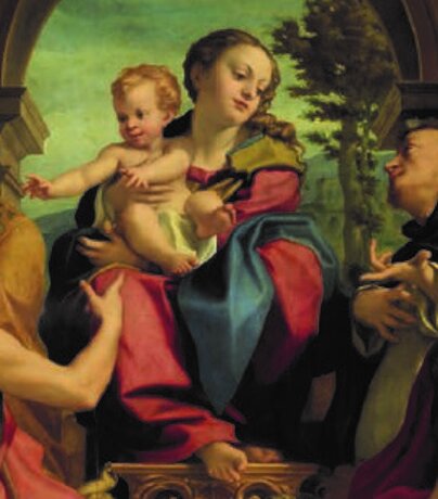 Correggio: Die Madonna des heiligen Georg (Detail), SKD, Gemäldegalerie Alte Meister (Foto: J. Lösel)